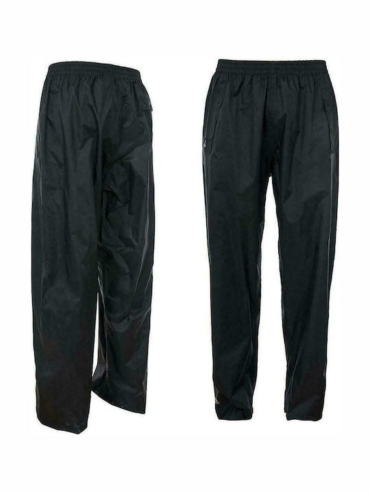 Trespass Waterproof and Windproof Work Suit with Hood Black
