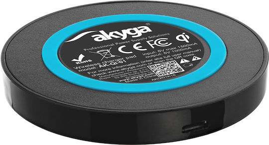 Akyga Wireless Charger (Qi Pad) Blacks (AK-QI-01)
