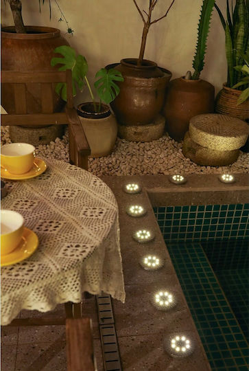 GloboStar Spiked Solar Light 3W 170lm Warm White 3000K with Photocell IP65
