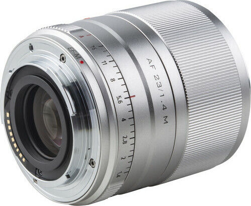 Viltrox Crop Obiectiv Foto AF 23mm f/1.4 M Unghi larg pentru Montura Canon EF-M Silver