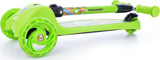 Tempish Kids Scooter Foldable 3-Wheel Green