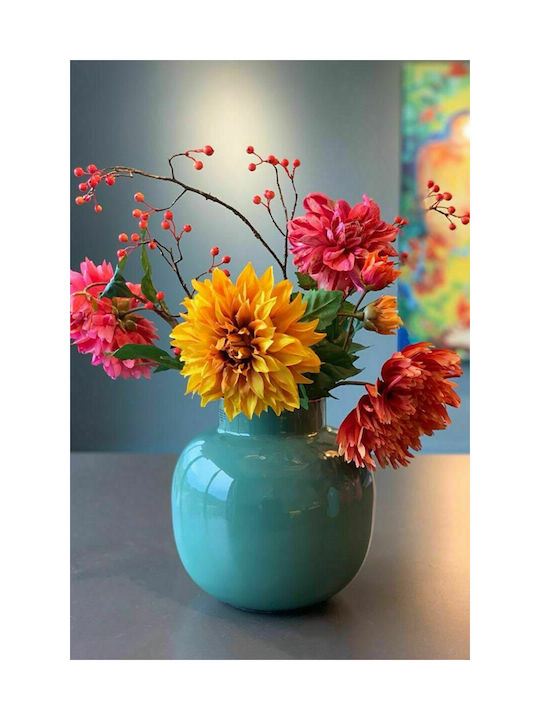 PiP Studio Decorative Vase Blushing Birds Turquoise 25cm