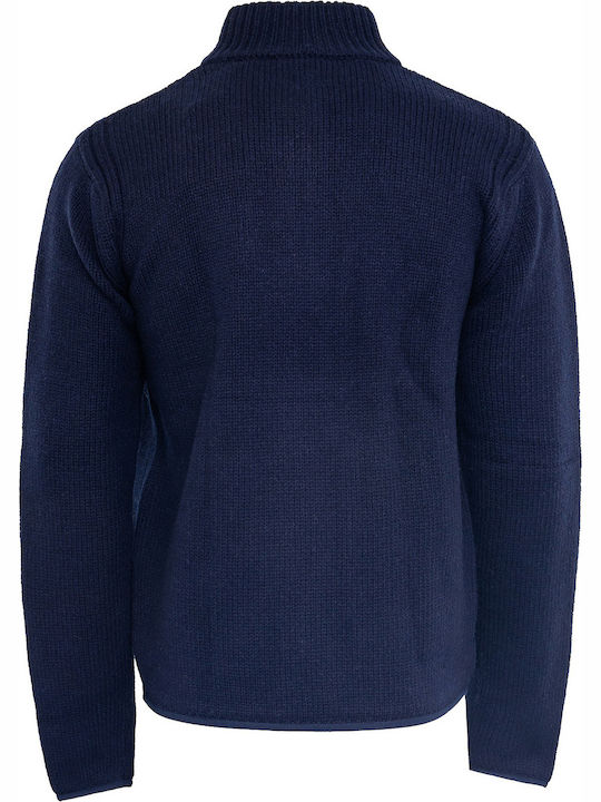 Cardigan tricotat Schott N.Y.C. - Rocky V 690 Navy