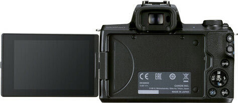 Canon EOS M50 Mark II Mirrorless Φωτογραφική Μηχανή Kit (EF-M 15-45mm F3.5-6.3 IS STM) Μαύρη