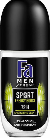 Fa Men Sport Energy Boost Deodorant 72h Roll-On 50ml