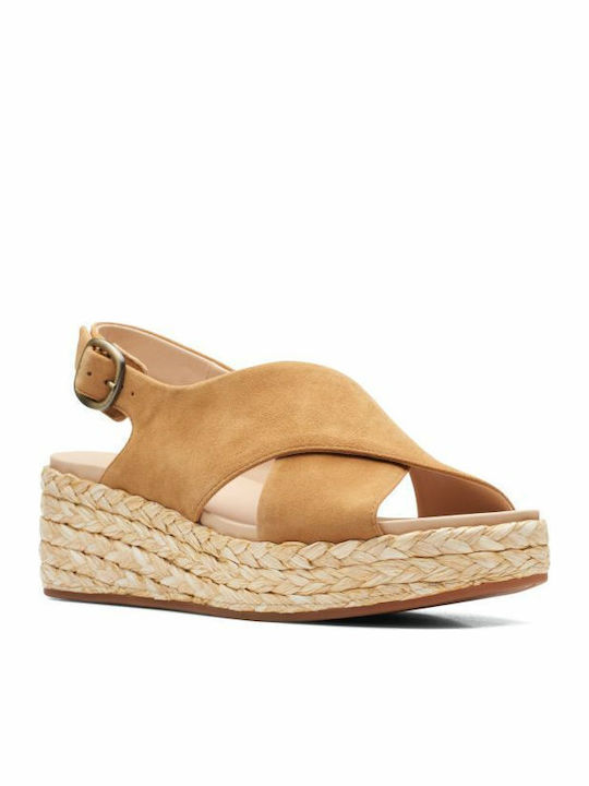 Clarks Kimmei Cross Πλατφόρμες Κίτρινες
