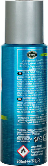 Brut Sport Style Deodorant In Spray 200ml