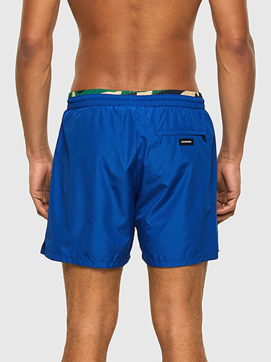 Diesel BMBX-Wave 2.017 Herren Badehose Blau Monochrom