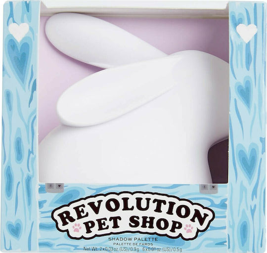 Revolution Beauty Bunny Παλέτα με Σκιές Ματιών σε Στερεή Μορφή Fluffy 4.8gr
