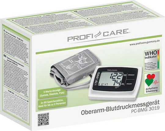 ProfiCare PC-BMG 3019 Ηλεκτρονικό Πιεσόμετρο Μπράτσου Ακριβείας 229-0034