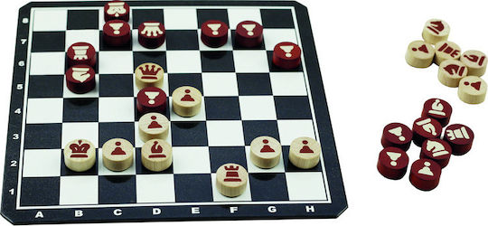 Detoa Magnetic Chess Wood with Pawns 16.5x16.5cm