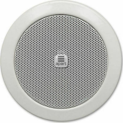 Apart Audio Ceiling Speaker 10W CM3T CM3T-W (Piece) in White Color