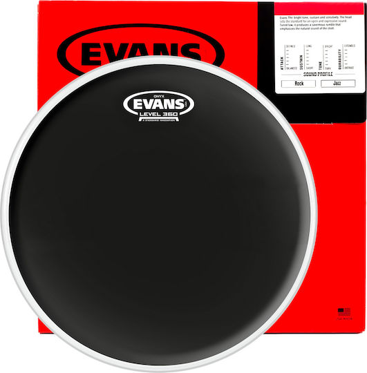 Evans Onyx Дърмо за Барабани 14"