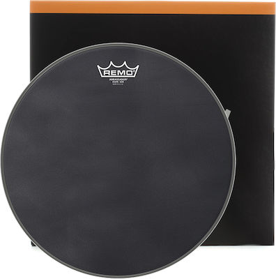 Remo 14" Ambassador Black Suede Snare Side Drumhead