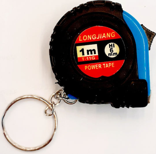 Tape Measure with Auto-Rewind 6mm x 1m