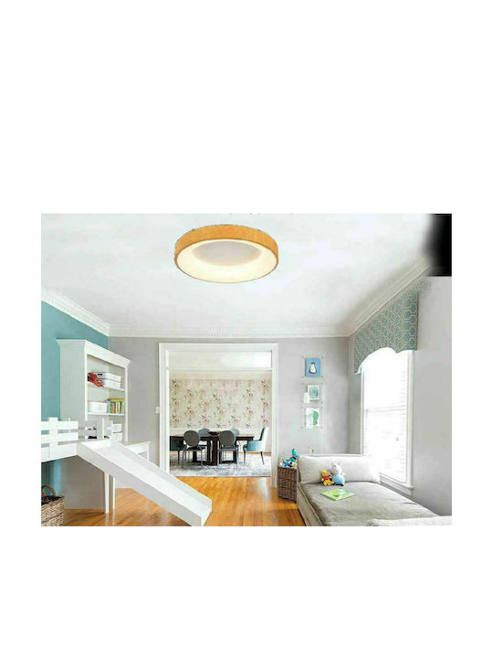 Inlight 42178Α Round Outdoor LED Panel 58W with Natural White Light 4000K 56cm
