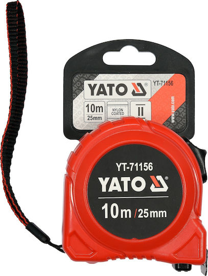 Yato Μετροταινία με Αυτόματη Επαναφορά 25mm x 10m