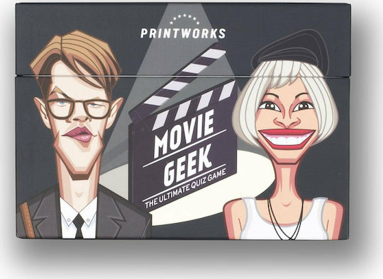 Board Game Trivia Game Movie Geek for 2 Players 12+ Years Old (EN) Printworks