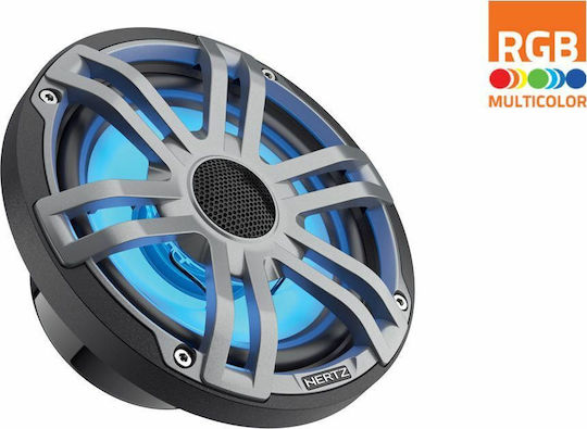 Hertz Waterproof Marine Speaker HEX 6.5 S-LD-G 6.5" with 50W RMS Gray