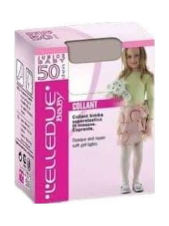 Children's Tights Elledue Microbaby 50 Den in Beige color