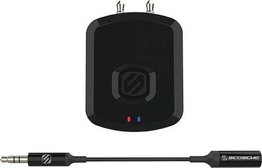 Scosche FlyTunes Wireless Audio Transmitter Bluetooth 4.1 Receiver with USB Output Port