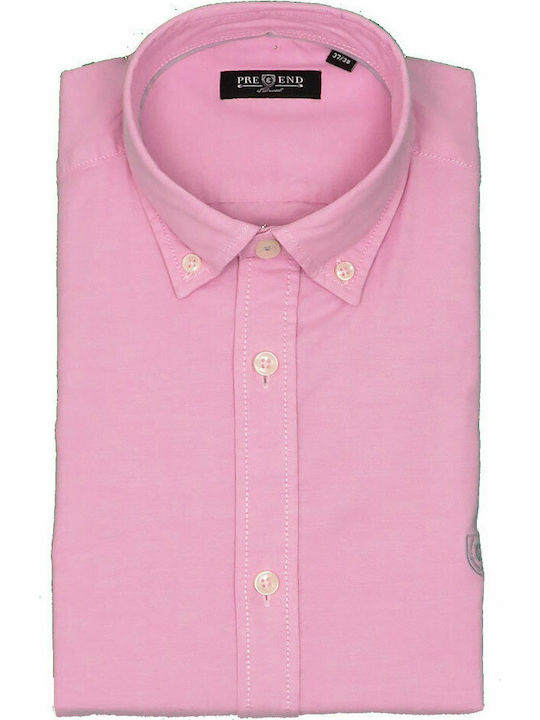 Pre End 32-100240 oxford LS 4072 Herrenhemd Rosa