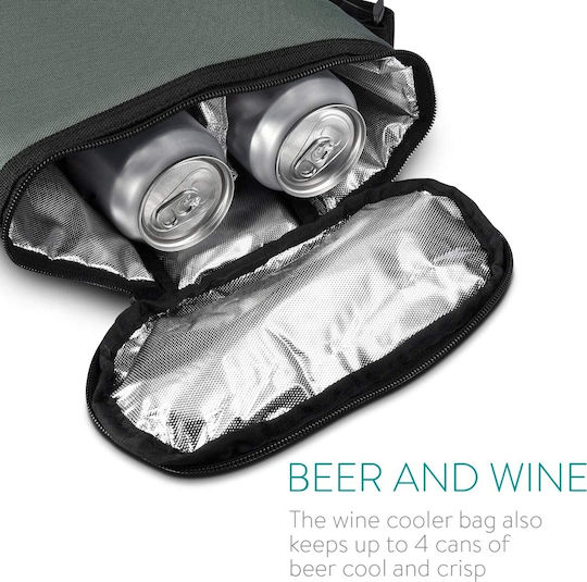 Navaris Insulated Bottle Case Gray
