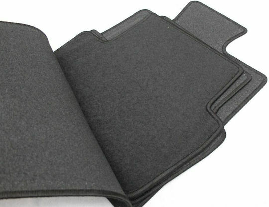 Petex Satz Vorder- und Hintermatten 4Stück aus Teppichboden für Honda Legende 2006 Schwarz