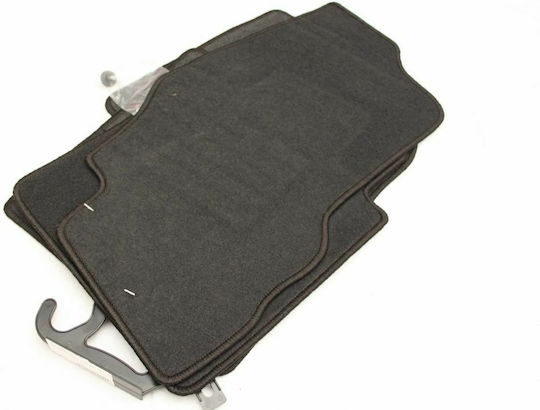 Petex Satz Vorder- und Hintermatten 4Stück aus Teppichboden für Mitsubishi Raumstern 1998-2005 Schwarz
