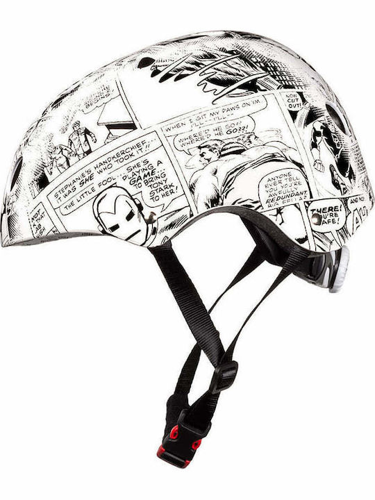 Seven Disney Avengers Kids Bike Helmet for City Use Gray