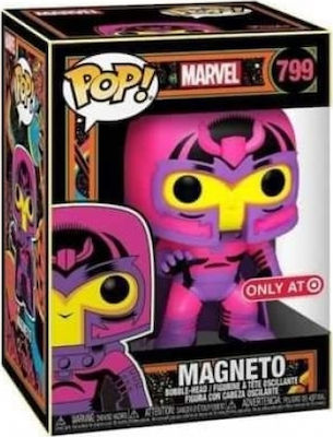 Funko Pop! Marvel: Marvel - Magneto (Black Light) 799 Cap de bobble Ediție Specială