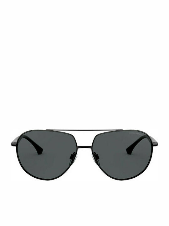 Emporio Armani Sunglasses with Black Metal Frame and Black Lens EA2096 300187