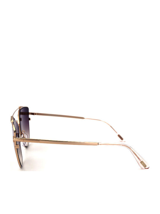 Tom Ford Jacquelyn 02 Women's Sunglasses with Gold Metal Frame TF563 33Z