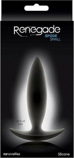 Ns Novelties Renegade Spades Anal Plug Klein Black 8.9cm