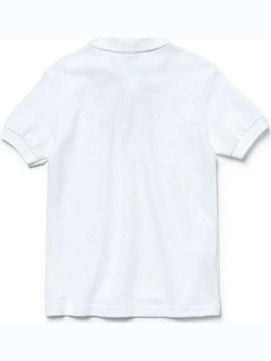 Lacoste Kids Polo Short Sleeve White