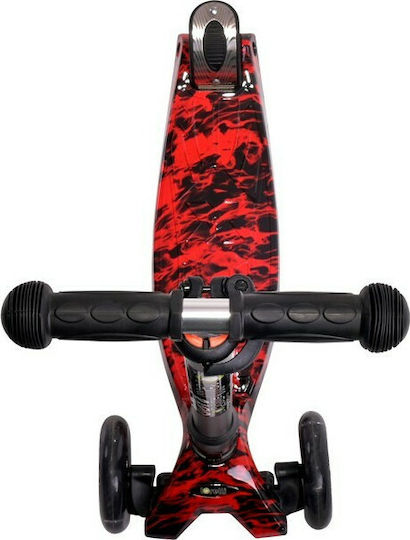 Lorelli Kids Scooter Foldable Rapid 3-Wheel for 5+ years Years Red Fire