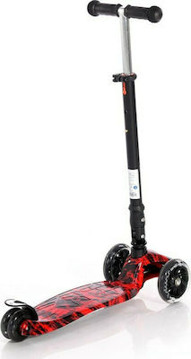 Lorelli Kids Scooter Foldable Rapid 3-Wheel for 5+ Years Red