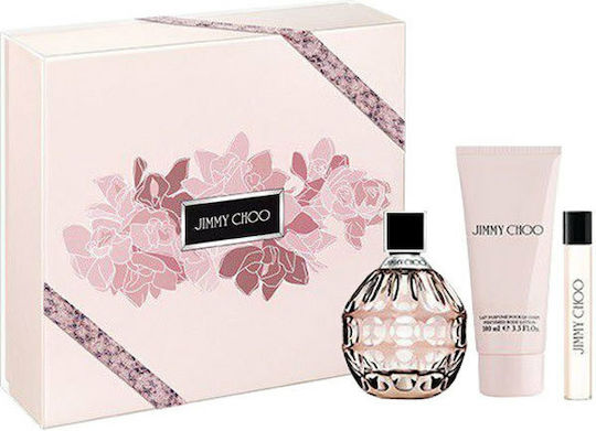 Jimmy Choo Eau de Parfum 100ml, Body Lotion 100ml & Eau de Pa Women's Set with Body Lotion 3pcs
