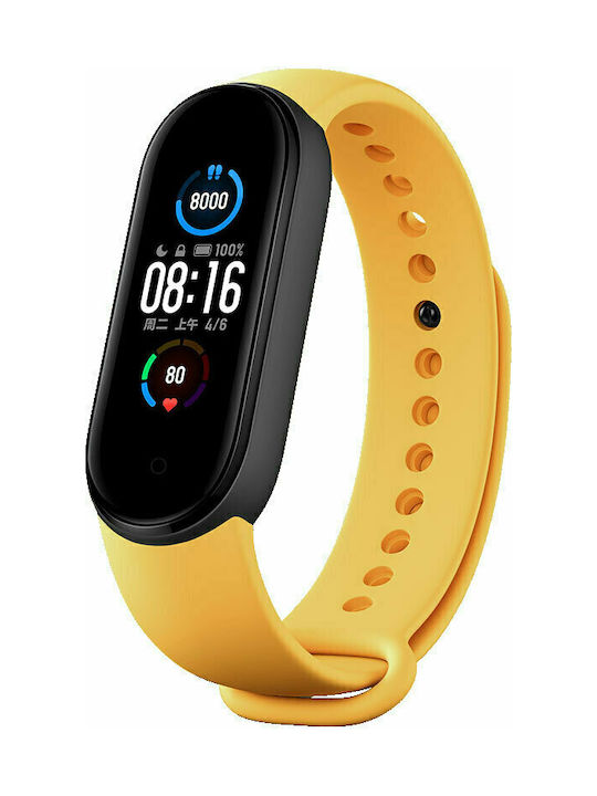 Xiaomi Strap Silicone with Pin Blue / Yellow / Mint Green (Mi Smart Band 5/Mi Smart Band 6)