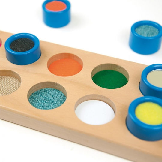 Andreu Toys Tactile Cubes Educational Game Knowledge made of Wood for 2+ years Years Old