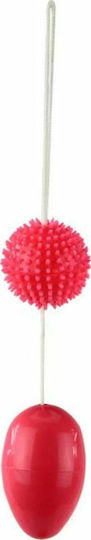 Baile Twins Balls Combined Anal Balls Duo Πρωκτικές Μπίλιες Red 3.5cm