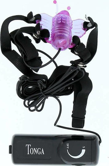 Seven Creations Butterfly Stimulator Mini Δονητής για Ζευγάρια 6cm Μαύρος