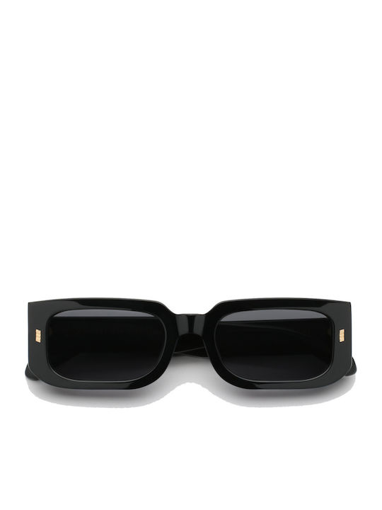 Gast Personalia Sonnenbrillen mit Schwarz Rahmen und Schwarz Linse PE01