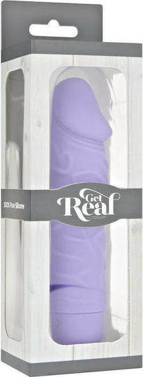 ToyJoy Get Real Mini Classic Vibrator Realistic Vibrator 16cm Purple