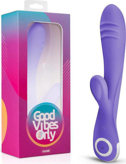 Good Vibes Only Fane Rabbit Vibrator Вибратор Заек 22см Лилаво