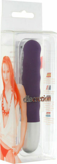 Seven Creations Discretion Ribbed Mini Δονητής Bullet 11cm Lilac