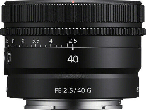 Sony Full Frame Φωτογραφικός Φακός FE 40mm f/2.5 G Standard / Wide Angle για Sony E Mount Μαύρος