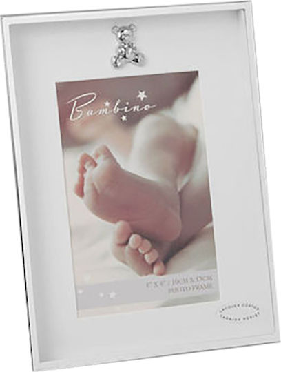 Bambino Mio Silver Plated Photo Frame Bear 10x15cm