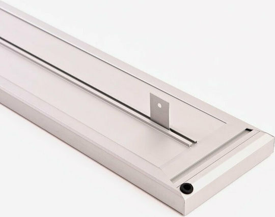Almac Warmy 5 Infrared Heating Panel Ceiling Metallic 500W Silver 79.5x14.5cm