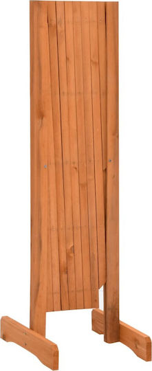 Wood Foldable Trellis Orange 150x150cm